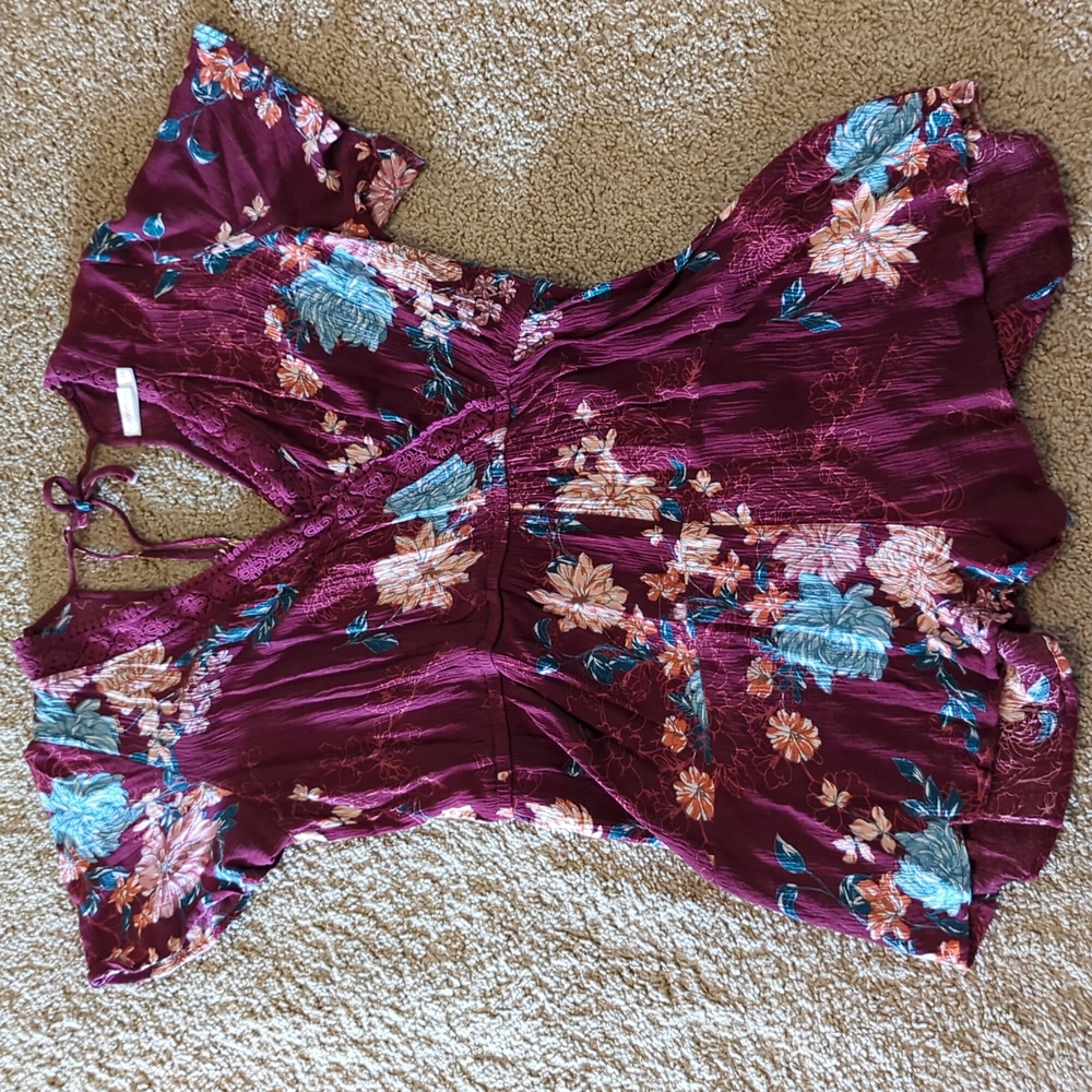 Xhilaration floral romper